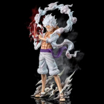25cm Anime kuju 5 k&auml;iguga Luffy One Piece kuju Nika Luffy kuju PVC kuju Kogutav mudel M&auml;nguasjad Kingitused