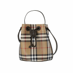 Burberry logo n&ouml;&ouml;riga kinnitusega &auml;mbrikott Mini naiste &otilde;lakott Beež 81004881 Basic Set (Bag+Dust Bag)