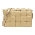 Bottega Veneta Padded Cassette kott Porridge/Kuld Naiste kotid Pruun 591970-VCQR1-9776 Regular Edition,Basic Set (Bag+Dust Bag)