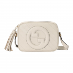 Gucci Blondie Interlocking Double G logo T&otilde;mblukuga Sulgemine Tuttkaunistus Nahast Crossbody &Otilde;lakott Naiste kotid Valge 742360-1IV0G-9022 Gift Set(Basic Set+Box+Shopping Bag)
