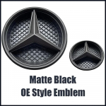OE stiilis esiv&otilde;re kroomitud t&auml;he embleemi ja h&otilde;bedase m&auml;rgiga, sobib Mercedes Benz ML-klassile W166 2012-2015 ML250 ML350 ML400 ML500 ML550