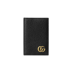 Gucci Marmont Kuldne Logo Kahekordne Nahast Kaardihoidja Meeste Rahakotid Must 547075-DJ20T-1000 Regular Edition,Box(Basic Set+Box)