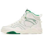 Anta Flame 3.0 Comfortable Thermal Slip Resistant Cushioning High top Skateboard Shoes Men's White Green 112248982-1 40