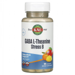 KAL, GABA L-Theanine Stress B pastillid, naturaalne mango-mandariini maitse, 100 pastille