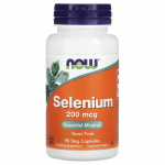 NOW Foods, seleen, 200 mcg, 90 k&ouml;&ouml;giviljakapslit