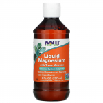 NOW Foods, vedel magneesium ja mineraalained, 8 fl untsi (237 ml)
