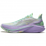 Li Ning SONIC 12 V2 Cushioning Slip Resistant Abrasion Resistant Breathable Low top Basketball Shoes Men's Green Purple ABAU027-5 47.5