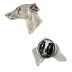 Whippet - Dog brooch in a gift box, elegant pin, lapel pin for Art-Dog brand jacket h&otilde;be