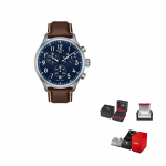 TISSOT CHRONO XL VINTAGE Kvartsliikumine 100m Veekindlus Meeste K&auml;ekell 45mm Sinine Tihvt Roostevabast Terasest Korpus T116.617.16.042.00 Regular Watch Box