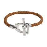 Hermes Originaalkujundusega Pallaadiumiga kaetud Metallist Vasikanahast K&auml;ev&otilde;ru Meeste K&auml;ev&otilde;rud Pruun H100063FP37T3 Box+Shopping Bag,T5 brown
