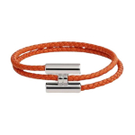 Hermes Tournis Tresse Kahekihiline Disain Swift Nahast K&auml;ev&otilde;ru Meeste K&auml;ev&otilde;rud Mitmev&auml;rviline 106822633 Box+Shopping Bag,T5,Gray Orange
