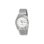 SEIKO Automaatne Mehaaniline Liikumine Roostevabast Terasest Rihmaga K&auml;ekell 37mm Meeste Kellad Valge Tihvli SNKL41K1 White Dial