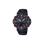 Casio Meeste PRO TREK Must Kell PRW-60YT-1PR PRW-60YT-1PR Black Red Watch Dial