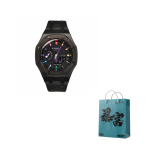 CASIO Meeste vedelkristall, analoog-kaksikn&auml;iduga seeria 44mm must k&auml;ekell GA-2100SKE-7A(Vaata 3--) Regular Watch Box black