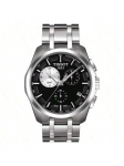 Tissot meeste kvartsikell, 100 m veekindel, nahkrihmaga T035.439.11.051.00 must