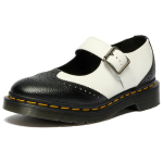 dr. Martens Originals Lihtsad Elegantsed Paksude Kontsadega Mary Jane Kingad 3cm Naiste kingad Must Valge 42345001 36