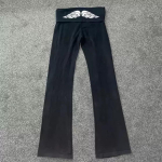VibeStreet Hip Hop Naiste P&uuml;ksid Street Punk Rock Seksikad Kitsad Stiilsed Kirjatr&uuml;kiga vintage Y2K Emo T&uuml;drukud Armsad Harajuku Kitsad Alaosad P&uuml;ksid S gray