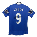Leicester City Kodune Retro S&auml;rk Nr. 9 Vardy Andy King L&uuml;hikeste varrukatega meeste ja naiste jalgpallis&auml;rk S blue