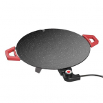 Elektriline praepann mittekleepuva &uuml;mmarguse plaadiga suitsuvaba siseruumides elektriline grill kiiresti kuumenev lauan&otilde;u BBQ-ks Steigid Pannkoogid Burgerid 30cm