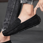 Trendikad seemisnahast meeste vabaajajalatsid Hingavad Mugavad Slip-on Meeste s&otilde;idujalatsid Moodsad Meeste laisad kingad Luksusbr&auml;ndi Loafers Moccasins 39