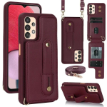 Paela, nahast rahakoti, telefoni&uuml;mbrise komplekt Samsung Galaxy S26 S25 Edge S24 Ultra S23 Plus S22 A17 A56 A36 A26 A16 A55 A15 A54 jaoks Samsung S22 Plus black