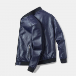 Suures suuruses 8XL 7XL kevadine nahkjakk Mantel Meeste Bomber Mootorratta PU jope Causal Vintage Must Biker Tasku lukuga jope L