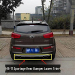 &Uuml;hildub 2011-2020 Kia Sportage esiosa ja tagumise kaitseraua liistuga Originaalauto kaitseraua kate Front and Rear Bumper Lower Section - Sportage gray