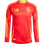 Adidas SPAIN 24 LONG SLEEVE HOME AUTHENTIC JERSEY Soccer Jersey Men's Red IP9356 M red