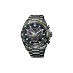 CITIZEN Air Eagle Seeria Eco-Drive Mitmejaama Raadio Foto Kvarts Terassih&uuml;ljes Meeste K&auml;ekell Must Tihvut CB5037-84E must