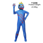 Vikerkaare S&otilde;brad Cosplay Bodysuit Jumpsuit Halloweeni Peo M&auml;nguteema Kost&uuml;&uuml;m 120CM blue