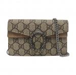 [Kasutatud] Gucci Dionysus GG Supreme Super Mini kott 'Beež' - Hea #61TORN ONE SIZE