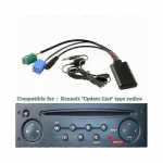 Renault 2005-2011 AUX Bluetooth-adapter mikrofoniga autoraadio CD-vahetaja uuendamiseks