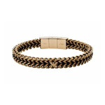 Emporio Armani Retro Kuldne Moodne Trend Aksessuaarid Meeste Kotka Logo Punutud Roostevabast Terasest K&auml;ev&otilde;ru Mehelik Stiil EGS2817251 kuld