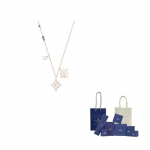 Swarovski Symbolica kaelakeed naistele roosakuld F-Original Brand Box And Bag roosa kuldne v&auml;rv