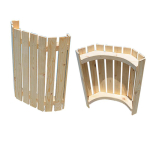 Plahvatuskindel puidust saunalamp: Tammepuidust kaitsekate kuiv- ja aurusaunadele Solid Wood Explosion-proof Lampshade beige