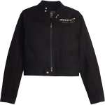 Levis McLaren Racing Koost&ouml;&ouml; FW24 McLaren Kahepealine Seisukrae T&otilde;mblukk Logo T&auml;ht Tikand Vabaaja Pikkade Varrukatega Jakk A89880000 M black