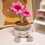 Kawaii t&auml;idisega pl&uuml;&uuml;sist taimed Elutruu potitaim pl&uuml;&uuml;snukk Kalla liilia Kaktus V&auml;ike roosa lill P&auml;evalill Padi M&auml;nguasi Dekoratsioon 30cm