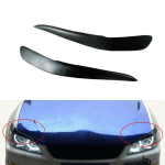 Auto esitulede katte kulmud silmalaugude viimistluskleebis Lexus IS200 IS300 RS200 1998-2005 jaoks must