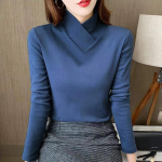 Naiste &otilde;huke s&auml;rk Korea moodne s&uuml;gisene pikkade varrukatega topp naistele sooja hoidev elegantne pullover M