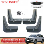 TONLINKER auto poritiib Wuling Almaz Baojun 530 Chevrolet Captiva MG Hector 2018-2023 eesmise tagumise poritiiva jaoks 4 Pcs Black A