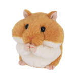 Sanei Boeki Mogomogo Hamsteri pehmem&auml;nguasi MGH01 Kuldsene-san L6&times;S7&times;K7,5cm brown