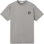 Stone Island Logo &Uuml;mmarguse kaelusega Kitsa l&otilde;ikega L&uuml;hikeste varrukatega T-s&auml;rk Meeste Topid Tsement K2S152100027S0013-V006B M