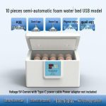 Intelligentne automaatne inkubaator kanadele, partidele ja lindudele temperatuurikontrolliga gray