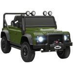 Laste elektriline auto, 12V akutoitega, puldiga juhitav, muusikafunktsiooniga, helisignaaliga, LED-tuledega, roheline 115 x 61 x 61 cm roheline