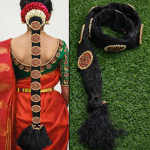 THANU'S CRAFT Pula Poola Jada Billalu Juuksepatsid Ehted Bharatanatyam Kuchipudi Klassikalise Tantsu Ehted naistele brown