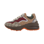 GUCCI Rhyton madalad paksud tossud naistele telliskivipunane ja pruun 620185 99WG0 6060 35