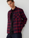 HARLEY-DAVIDSON COLLECTIONS&reg; Kahetaskuline flanells&auml;rk_Punane Hh15310002 Red/L black
