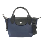 LONGCHAMP Le Pliage Energy L&otilde;uend Veisenahast &Auml;&auml;risega &Uuml;he &otilde;la K&auml;ekott Mini Naiste Sinine 1500HSR006 One Size 2 black