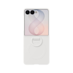 Samsung Galaxy Z Flip8 Silikoonist R&otilde;ngaga Magnet&uuml;mbris Z Flip8 L&auml;bipaistev &Uuml;mbris Z Flip8 L&auml;bipaistev Magnet&uuml;mbris Z Flip 8 P&otilde;rutuskindel S&otilde;rmej&auml;ljevastane Kokkupandav Kest Z Flip8 Silicone Ring Magnet Case valge