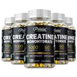 Pslalae - Kreatiinmonoh&uuml;draadi kapslid - Annab 5000 mg kreatiini - energia 120*5